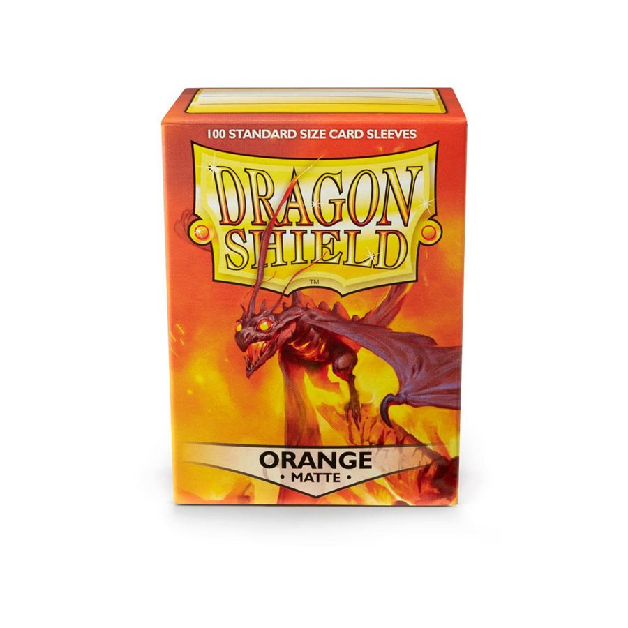 Dragon Shield Matte Orange Sleeves (100)