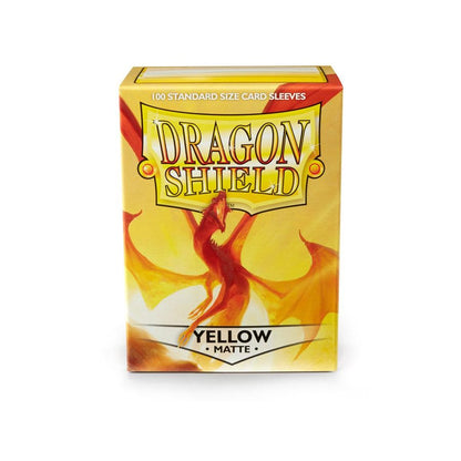 Dragon Shield Matte Yellow Sleeves (100)