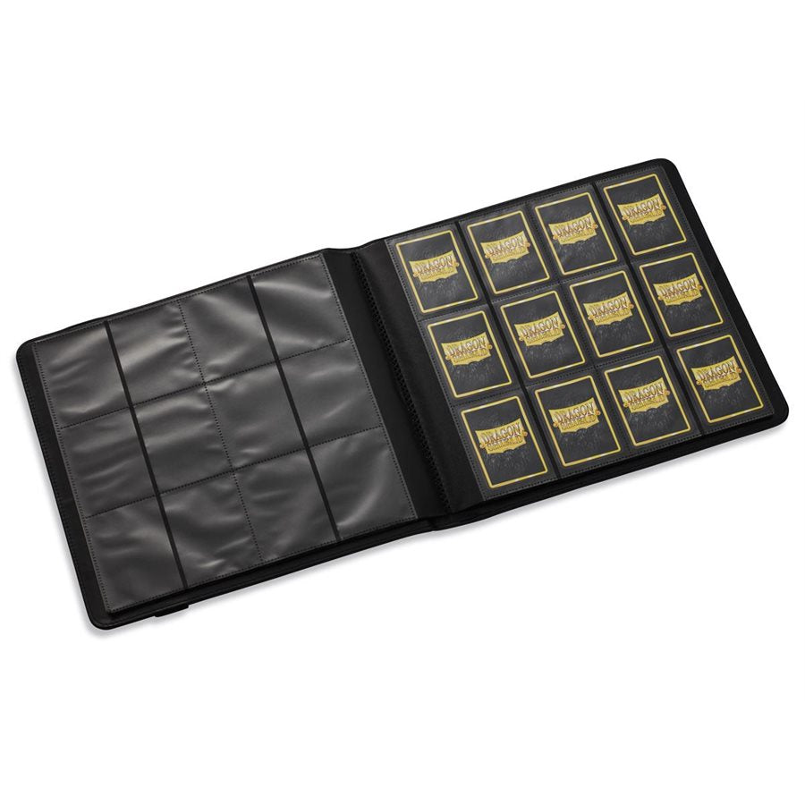 Binder:12 Pocket (Sideload) Portfolio - Black