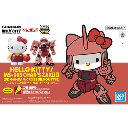 SD Cross Silhouette Hello Kitty x Char's Zaku II