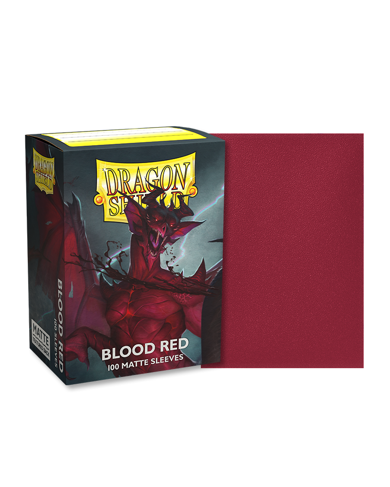 Sleeves: Dragon Shield Matte: Blood Red (100)
