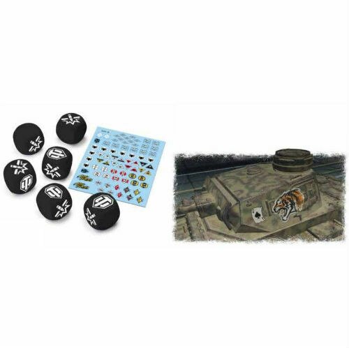 坦克世界:坦克王牌升级包 - 骰子 (x6) 和贴花 (x1)