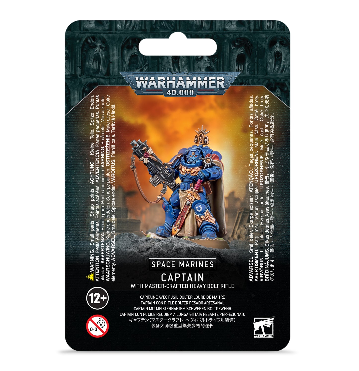 Warhammer 40000: Space Marines Captain W/ Master-Crafted Bolt Rifle