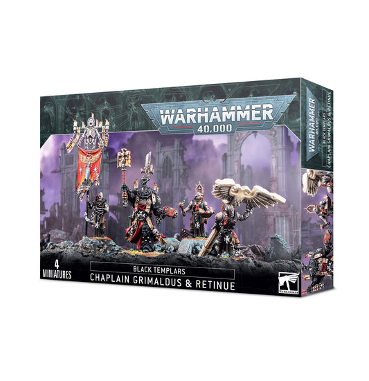 Warhammer 40000: Black Templars: Chaplain Grimaldus and Retinue