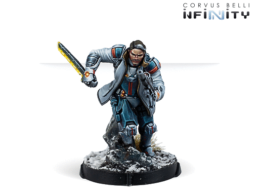 Infinity: NA2 John Hawkwood, Merc Officer (K1 Marksman Rifle)