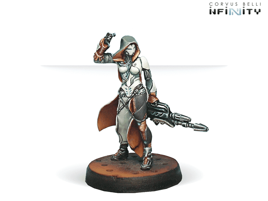 Infinity: Nomads - Reverend Custodiers (Hacker, Combi Rifle + Marker)