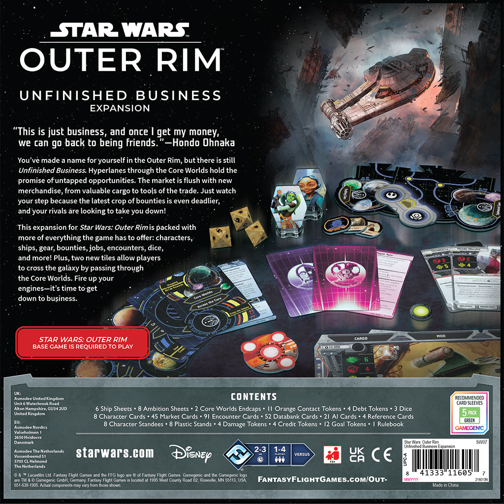 Star Wars: Outer Rim - Unfinished Business Expansion