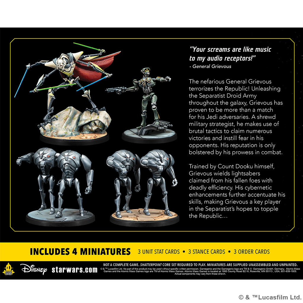 Star Wars: Shatterpoint - Appetite for Destruction: General Grievous Squad Pack