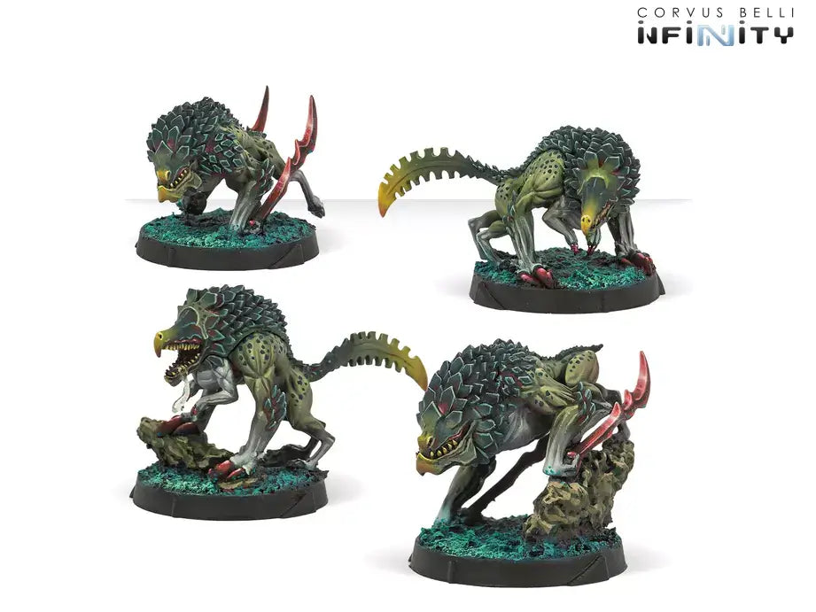 Infinity The Game: Combined Army - The Hungries: Gakis And Pretas (Corvus Belli) Miniatures