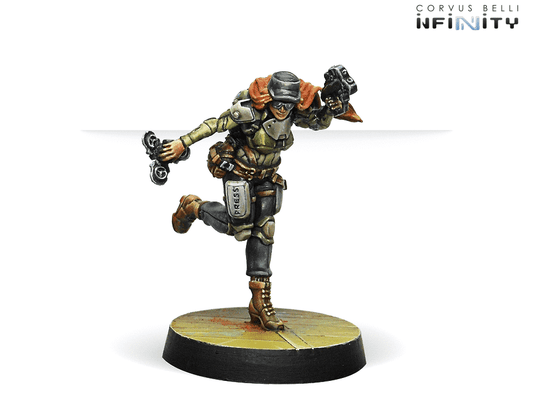 Infinity: Non-Aligned Armies Warcors, War Correspondents (Stun Pistol)