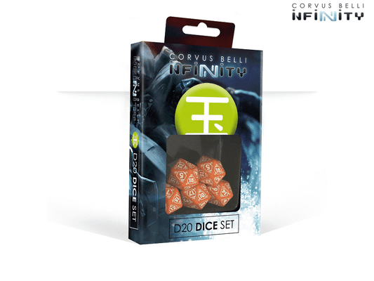 Infinity玉晶D20骰子套装(5张D20)